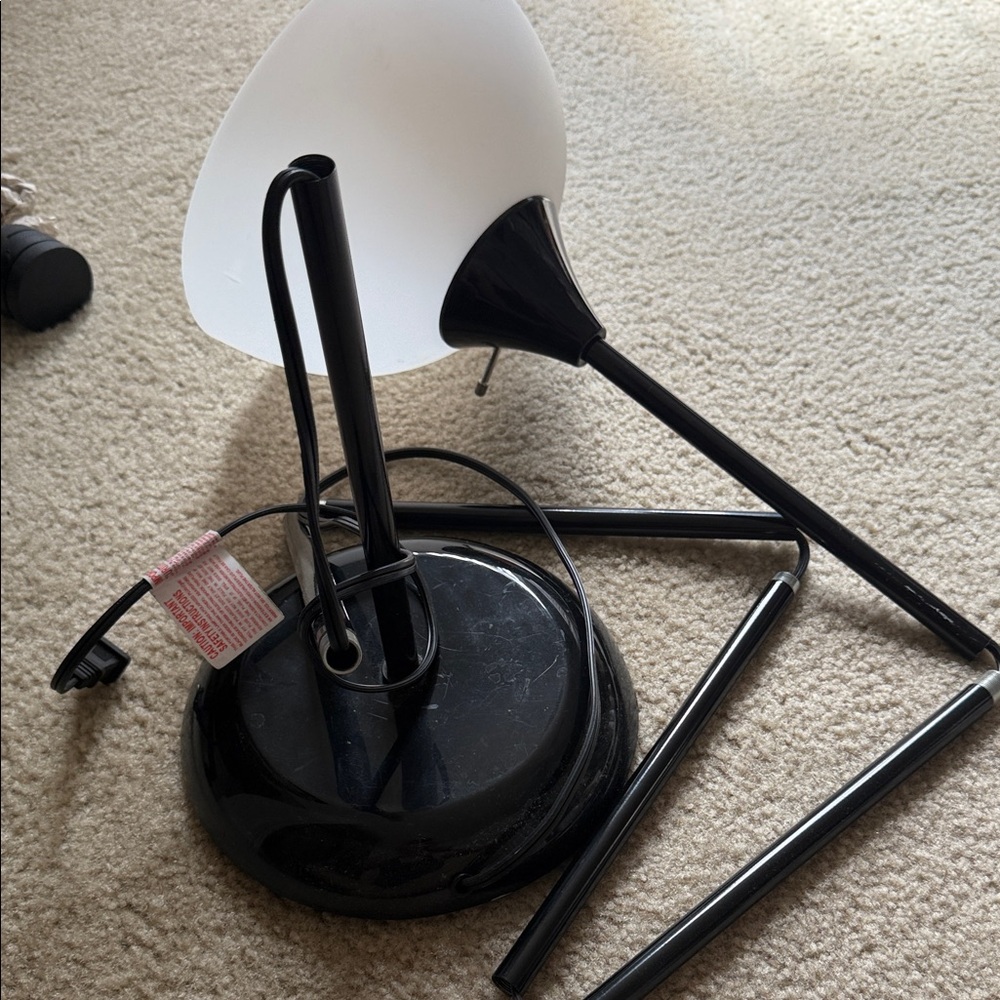 Black and White Desk Lamp